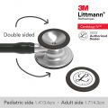 3M Littmann Cardiology IV Stethoscope, Black Tube, 6152